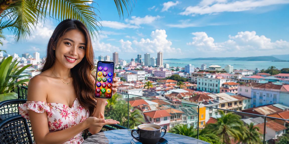 Tiket loteri dan dadu yang dipegang pemain Malaysia
